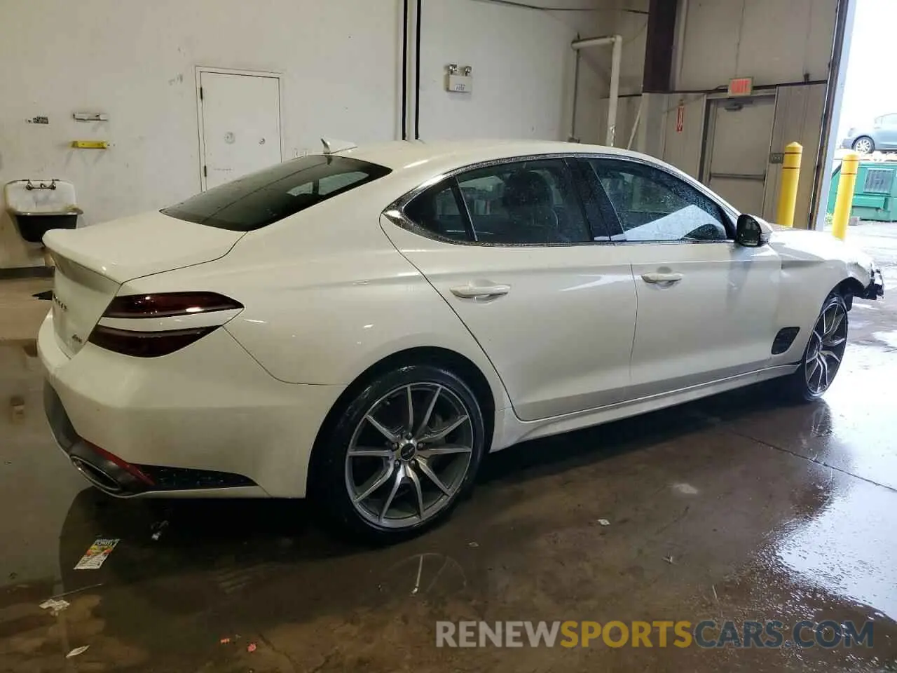 3 fotografías del automóvil dañado KMTG34SC3SU151206 GENESIS G70 BASE 2025