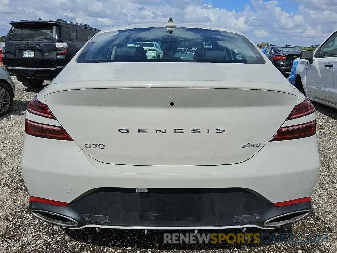 6 fotografías del automóvil dañado KMTG34SC6SU152947 GENESIS G70 BASE 2025