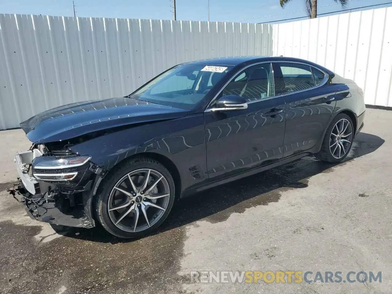 1 fotografías del automóvil dañado KMTG34SC6SU154908 GENESIS G70 BASE 2025