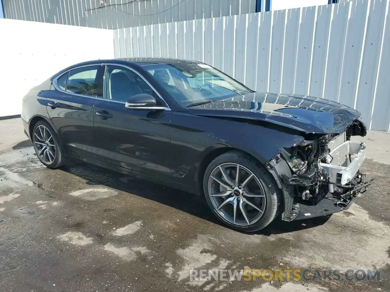 4 fotografías del automóvil dañado KMTG34SC6SU154908 GENESIS G70 BASE 2025