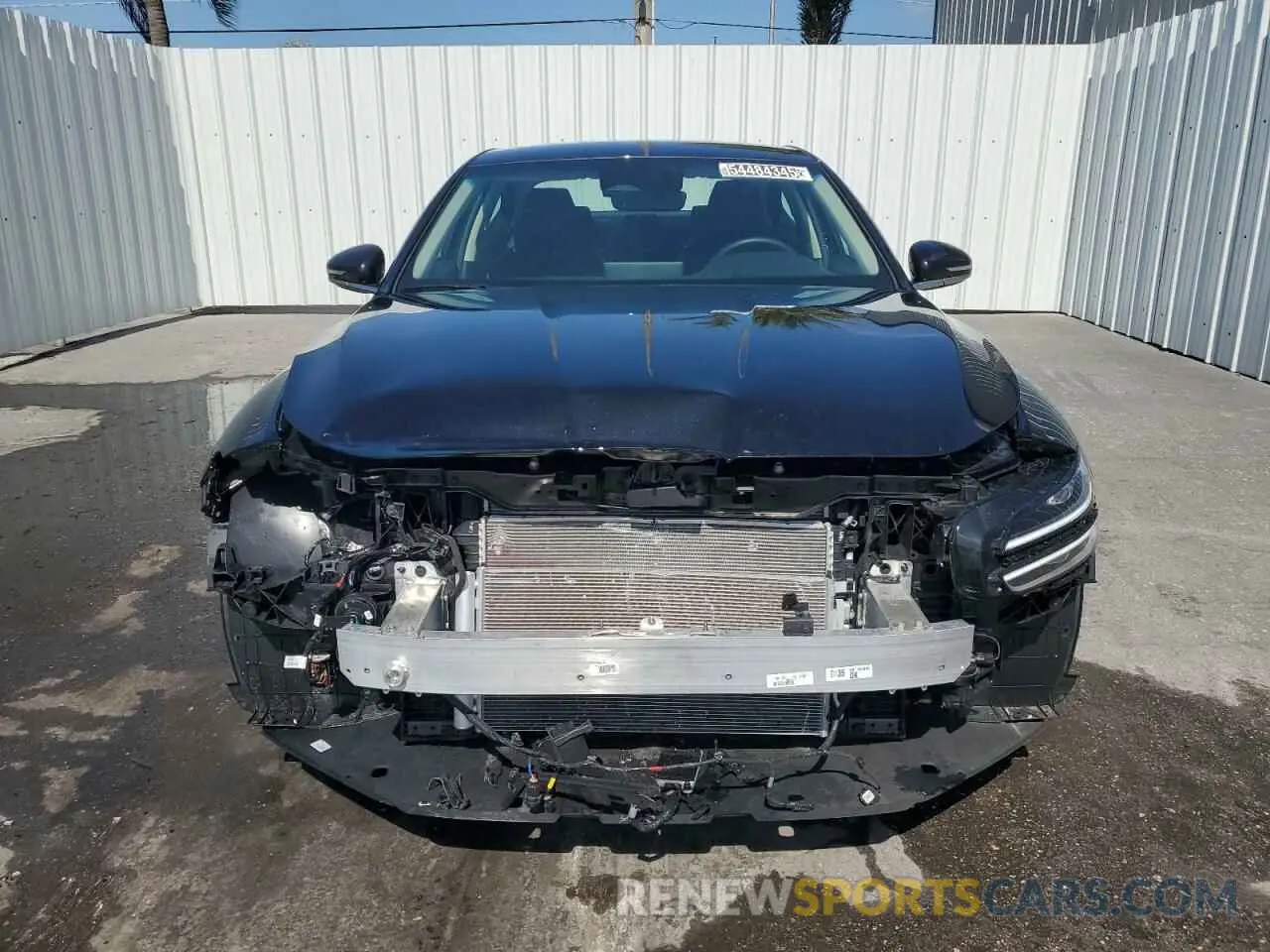 5 fotografías del automóvil dañado KMTG34SC6SU154908 GENESIS G70 BASE 2025