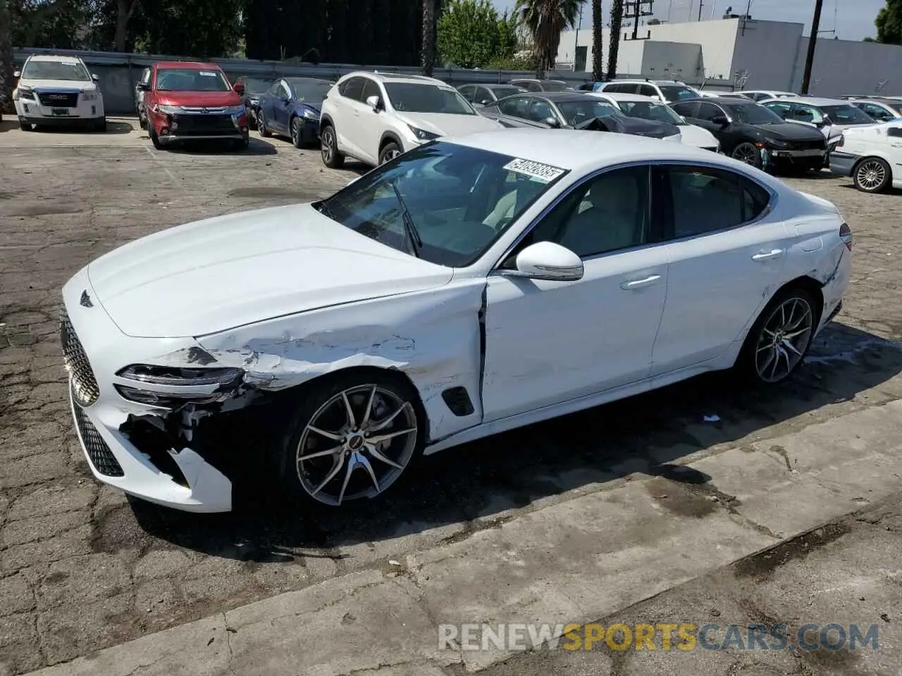 1 fotografías del automóvil dañado KMTG34SC7SU149426 GENESIS G70 BASE 2025