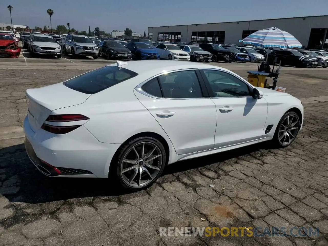 3 fotografías del automóvil dañado KMTG34SC7SU149426 GENESIS G70 BASE 2025