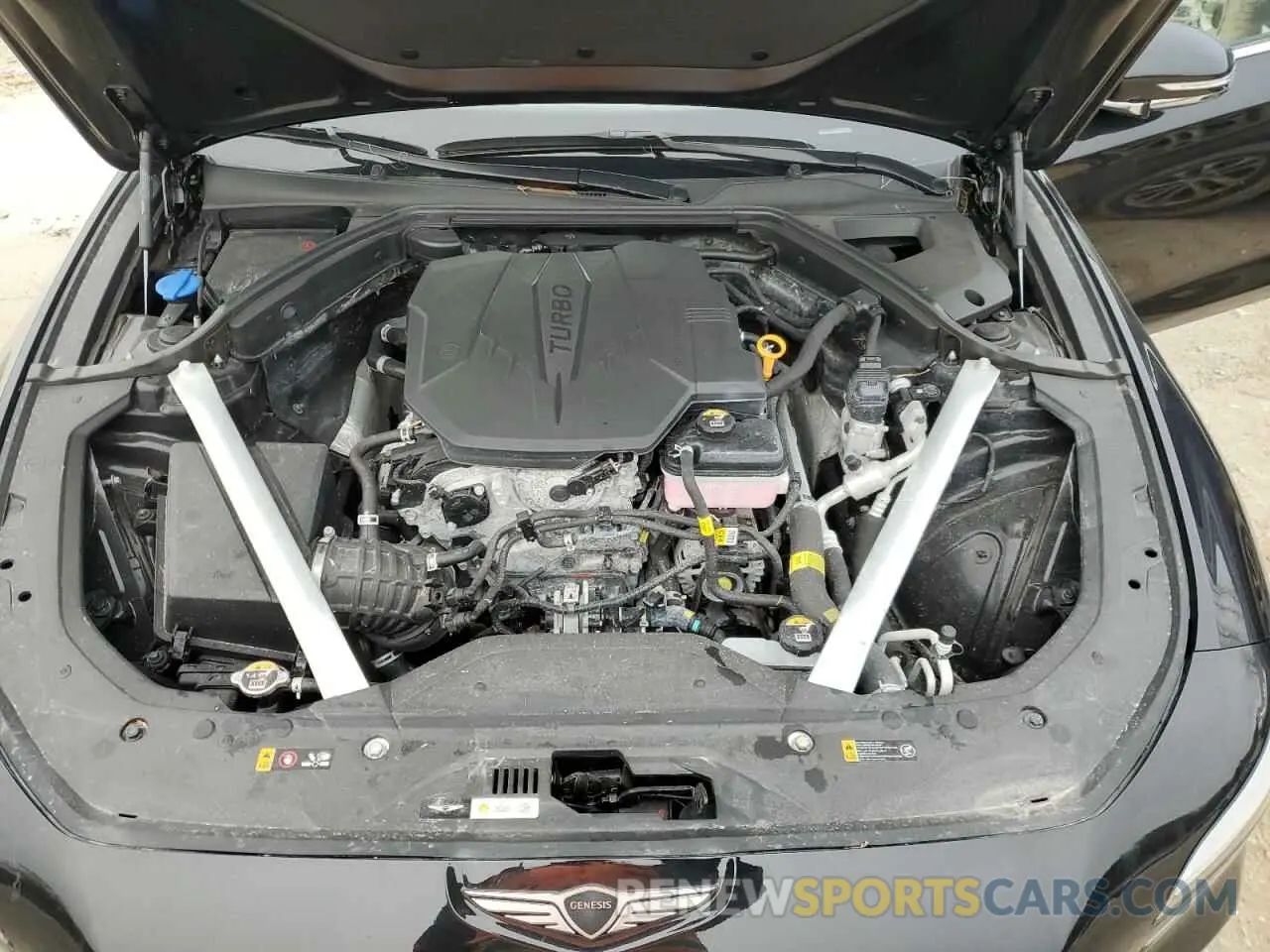 11 fotografías del automóvil dañado KMTG34SC8SU149077 GENESIS G70 BASE 2025