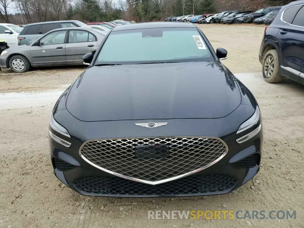 5 fotografías del automóvil dañado KMTG34SC8SU149077 GENESIS G70 BASE 2025