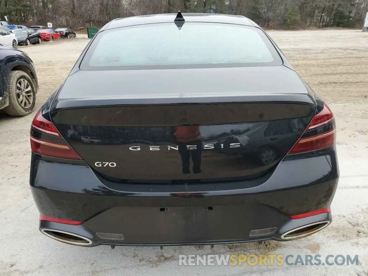 6 fotografías del automóvil dañado KMTG34SC8SU149077 GENESIS G70 BASE 2025