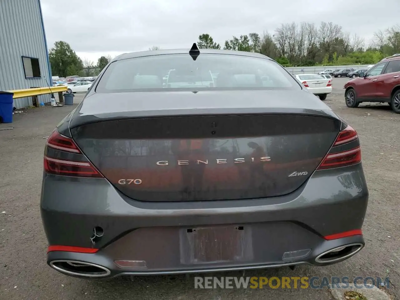 6 fotografías del automóvil dañado KMTG34SC9SU153624 GENESIS G70 BASE 2025