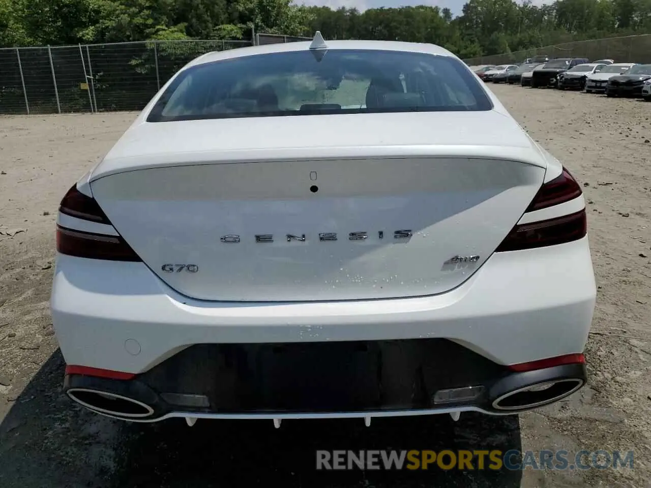 6 fotografías del automóvil dañado KMTG34SC9SU156684 GENESIS G70 BASE 2025