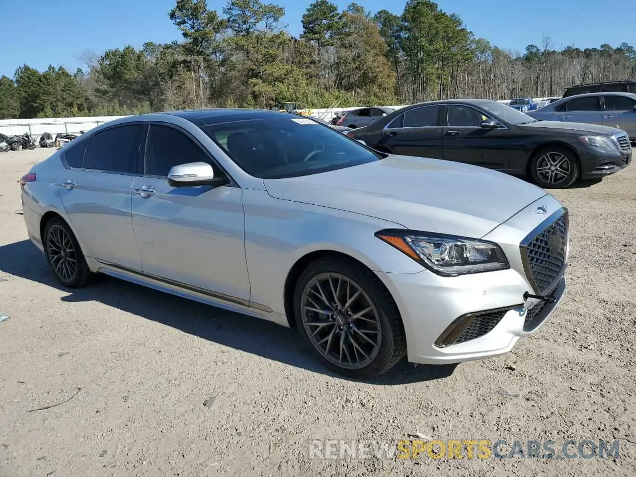 4 fotografías del automóvil dañado KMHGN4JE0KU291883 GENESIS G80 2019