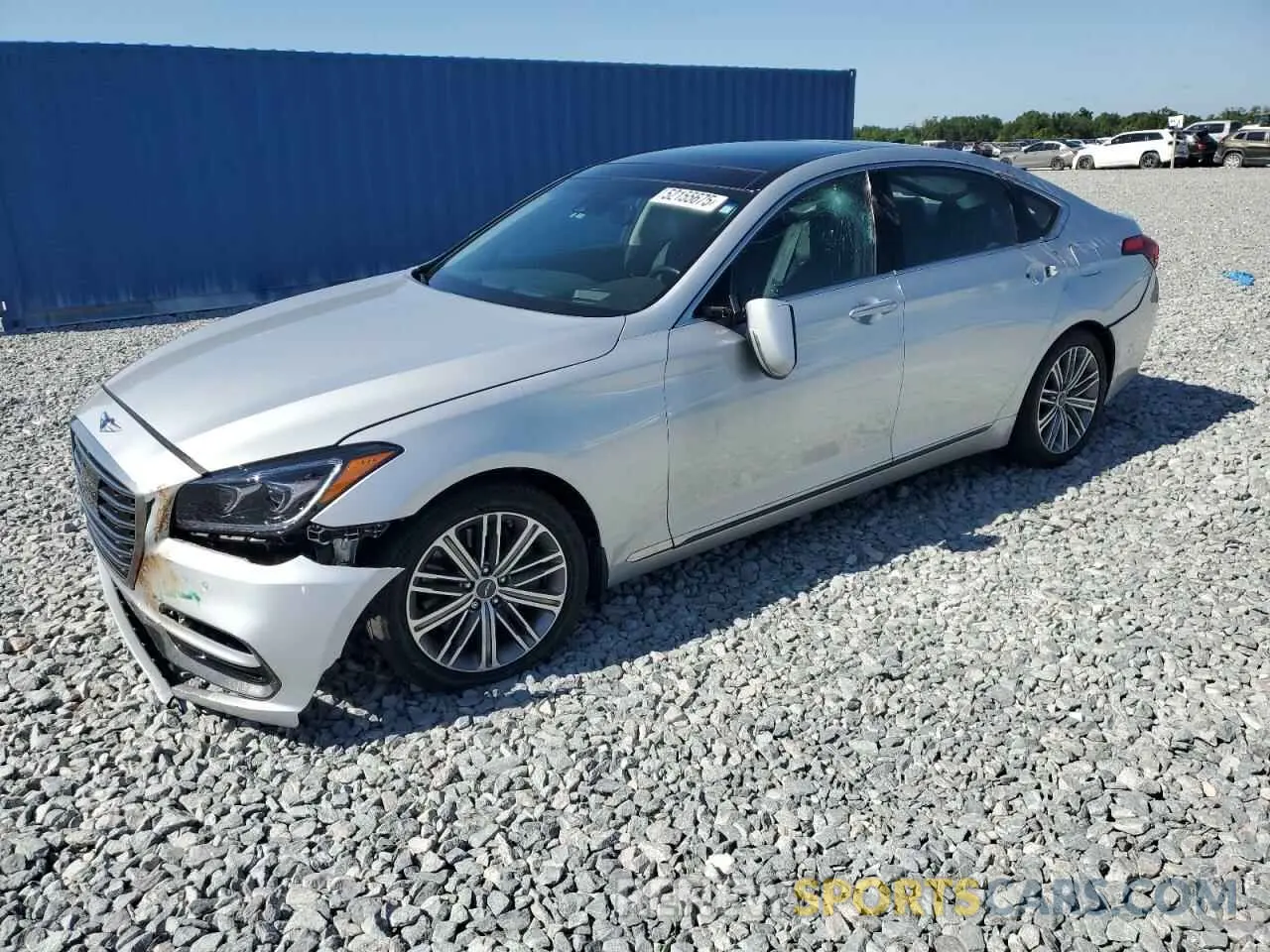 1 fotografías del automóvil dañado KMHGN4JE0KU299269 GENESIS G80 2019