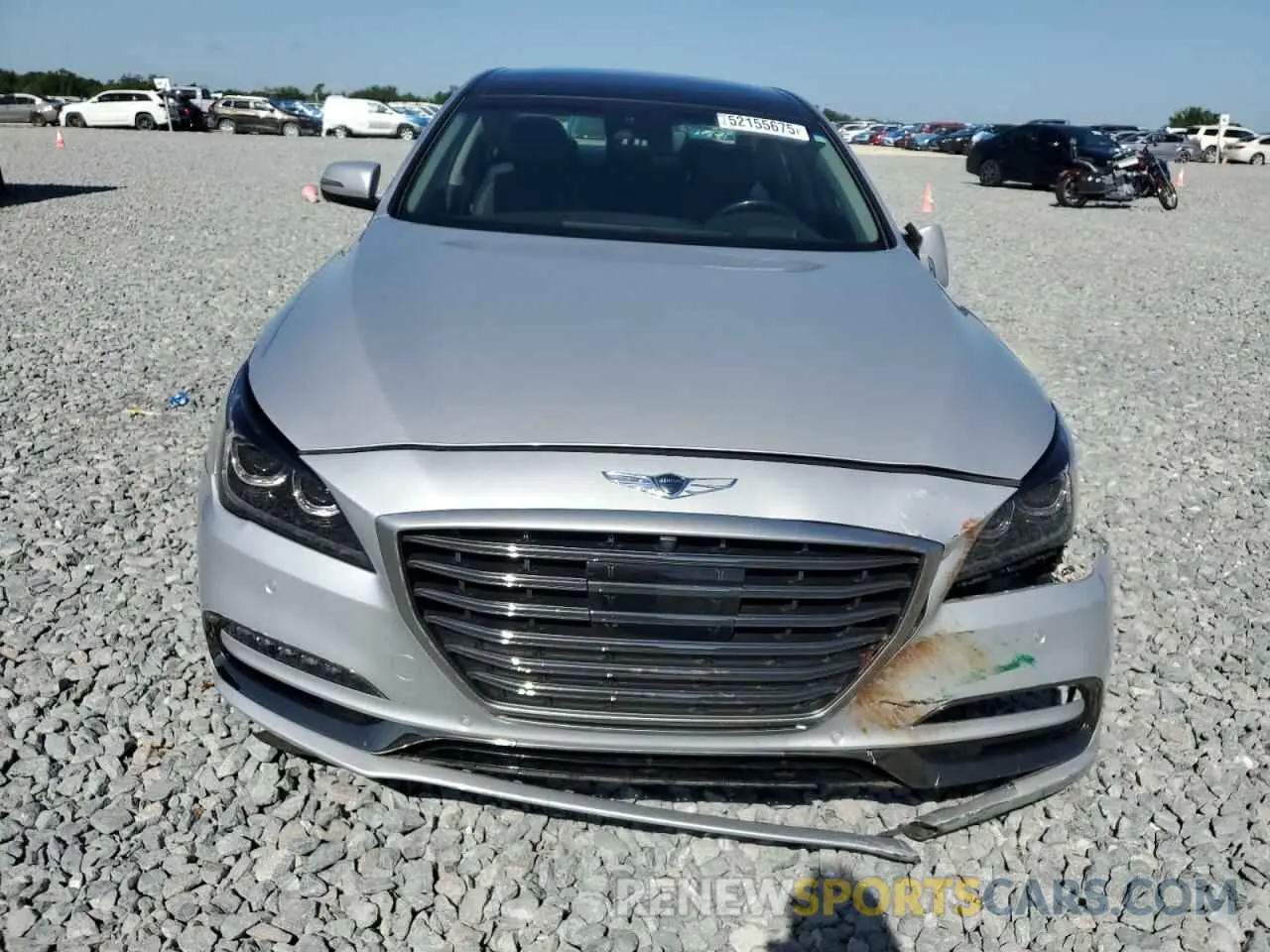 5 fotografías del automóvil dañado KMHGN4JE0KU299269 GENESIS G80 2019