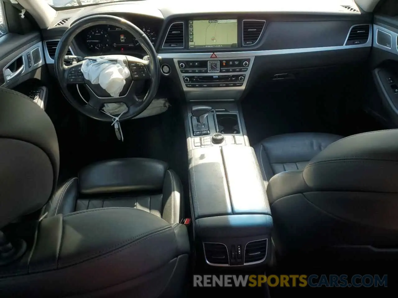 8 fotografías del automóvil dañado KMHGN4JE0KU299269 GENESIS G80 2019