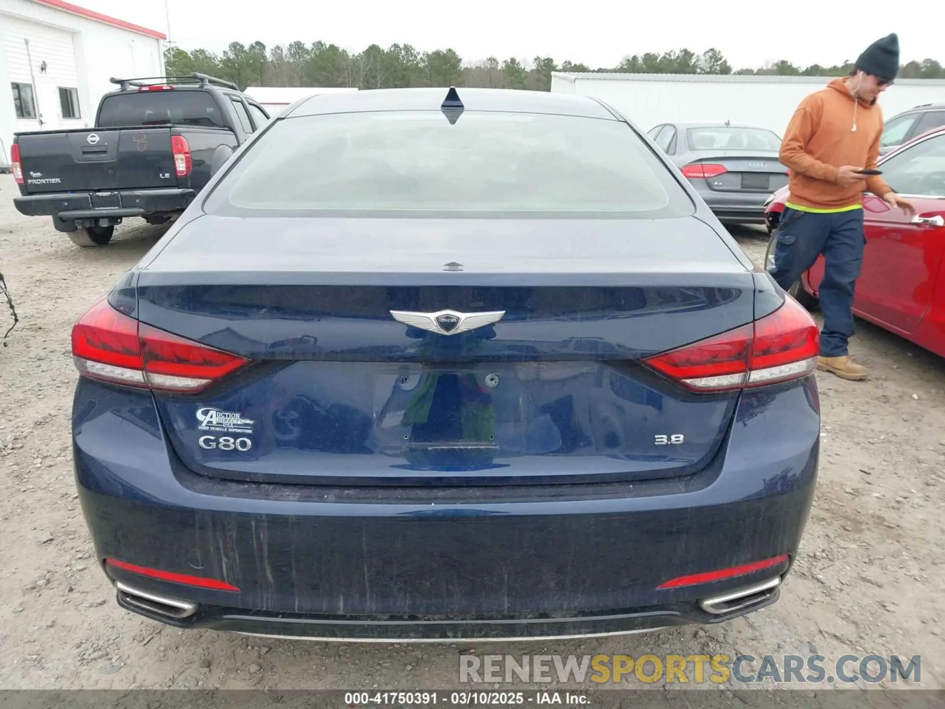 17 fotografías del automóvil dañado KMHGN4JE2KU299404 GENESIS G80 2019
