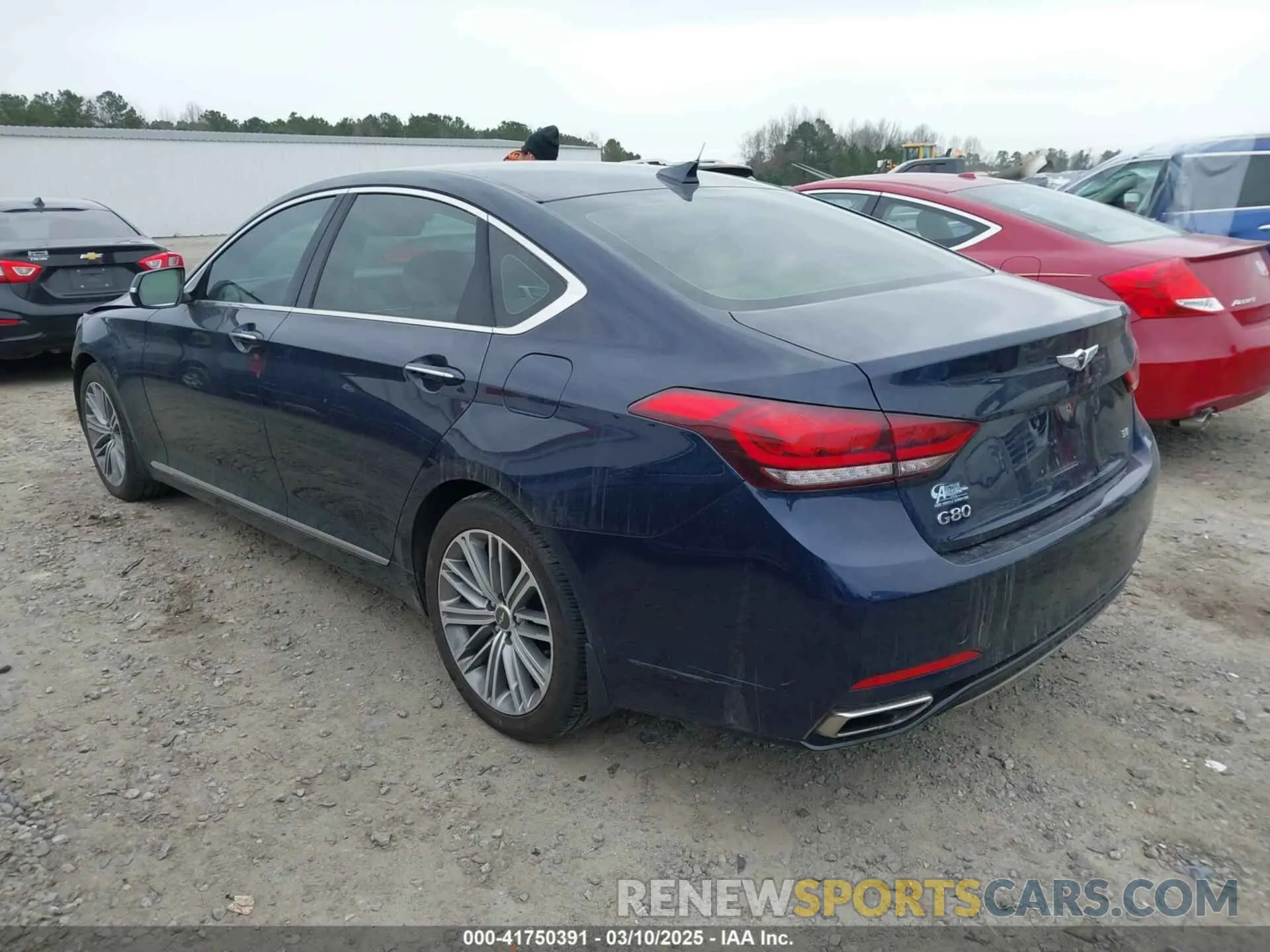 3 fotografías del automóvil dañado KMHGN4JE2KU299404 GENESIS G80 2019