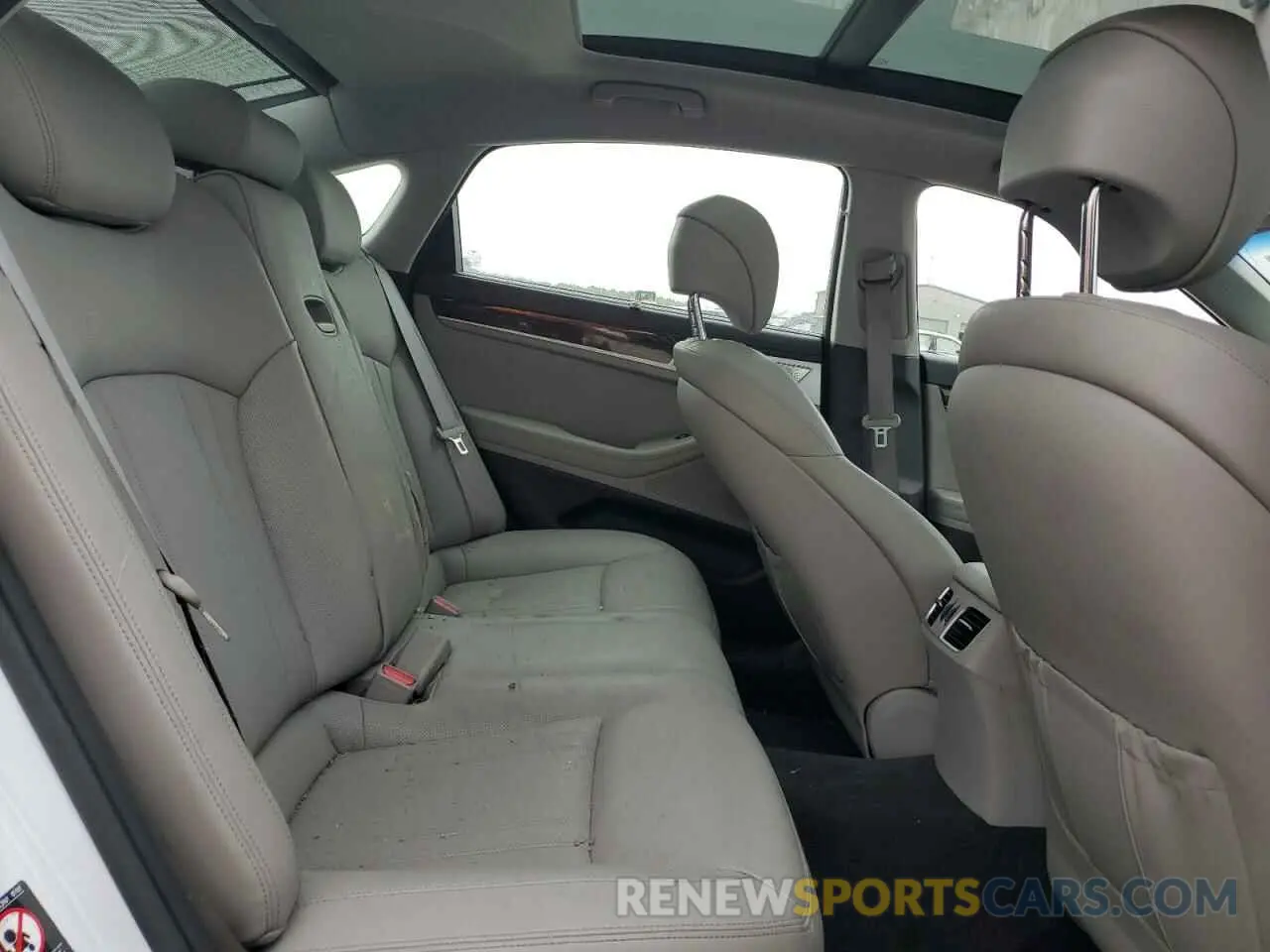 10 fotografías del automóvil dañado KMHGN4JE4KU290817 GENESIS G80 2019