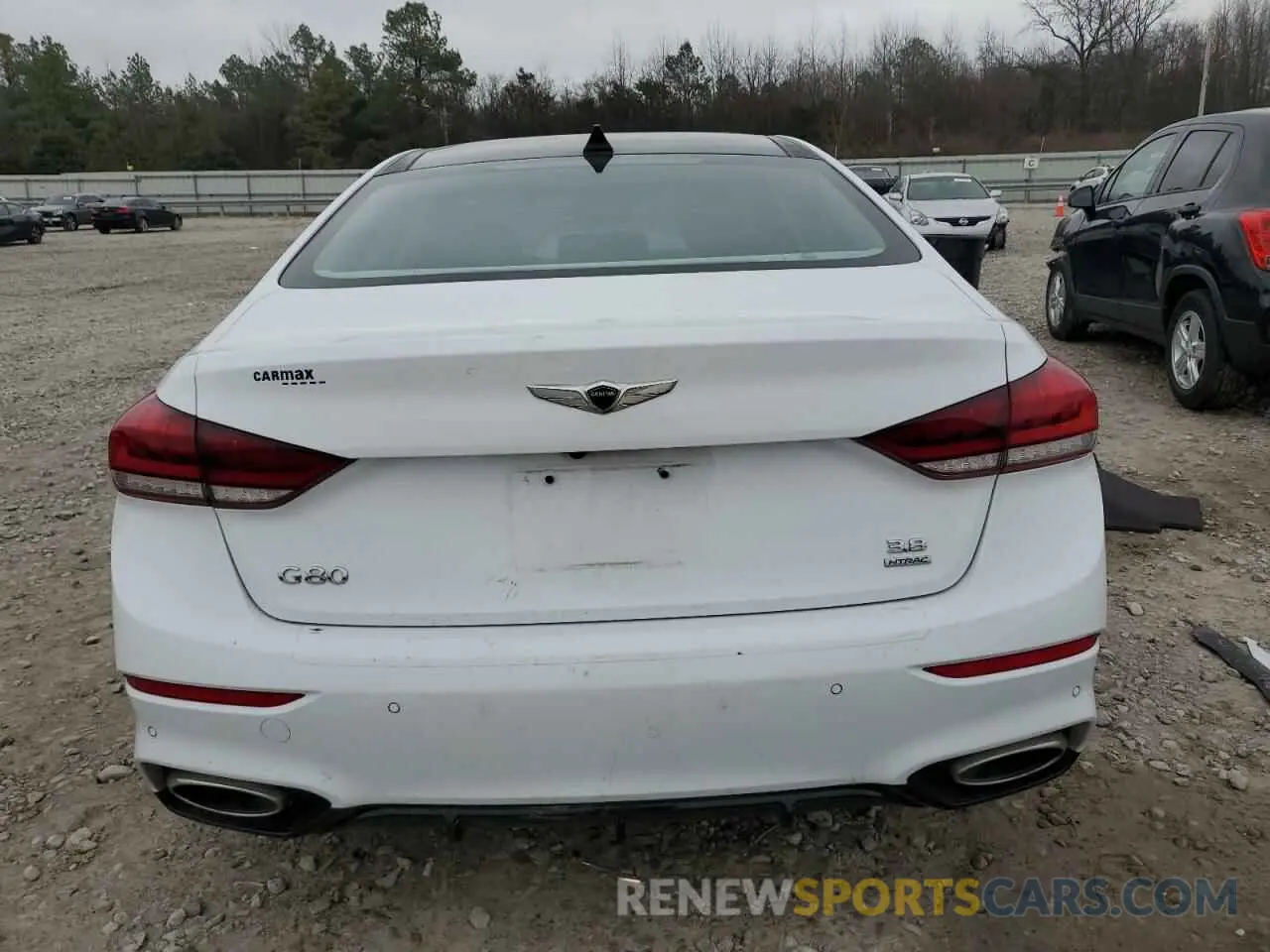 6 fotografías del automóvil dañado KMHGN4JE4KU290817 GENESIS G80 2019