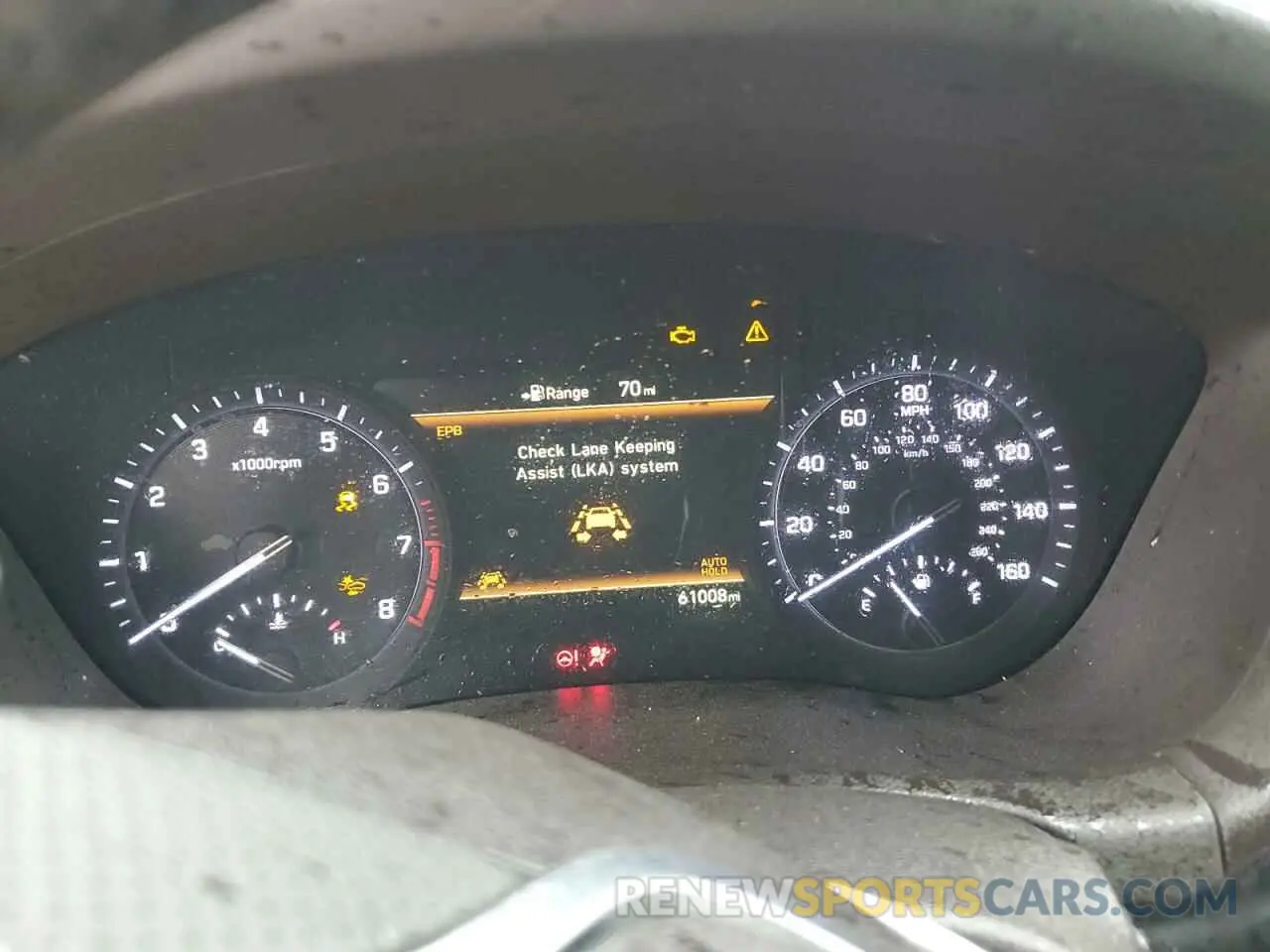 9 fotografías del automóvil dañado KMHGN4JE4KU290817 GENESIS G80 2019