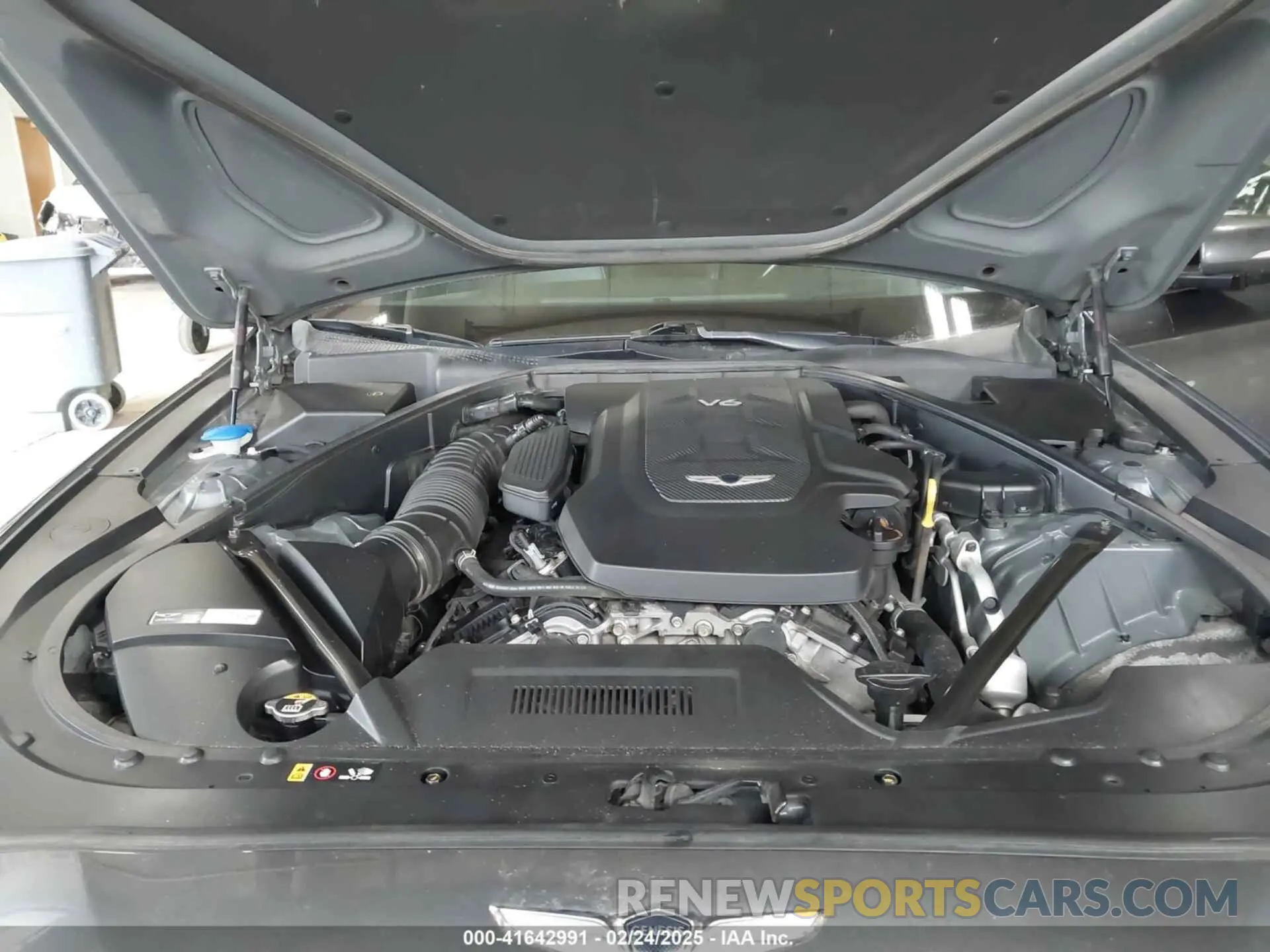 10 fotografías del automóvil dañado KMHGN4JE4KU299355 GENESIS G80 2019