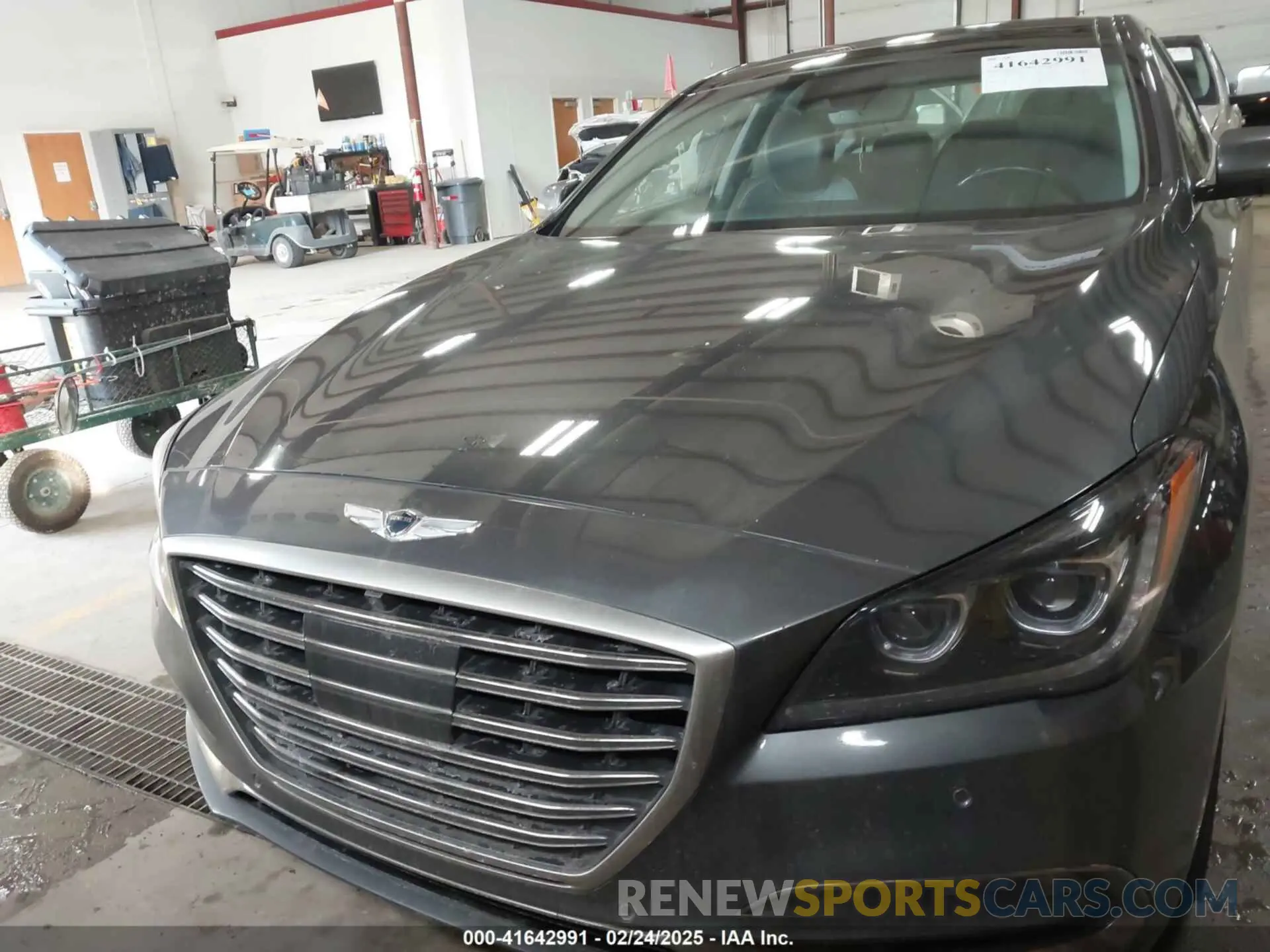 12 fotografías del automóvil dañado KMHGN4JE4KU299355 GENESIS G80 2019