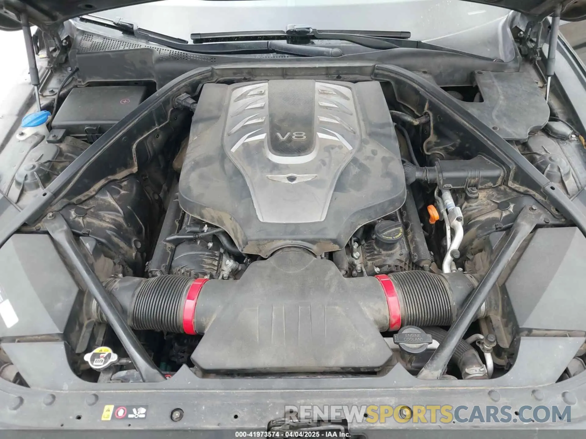 10 fotografías del automóvil dañado KMHGN4JF4KU291345 GENESIS G80 2019