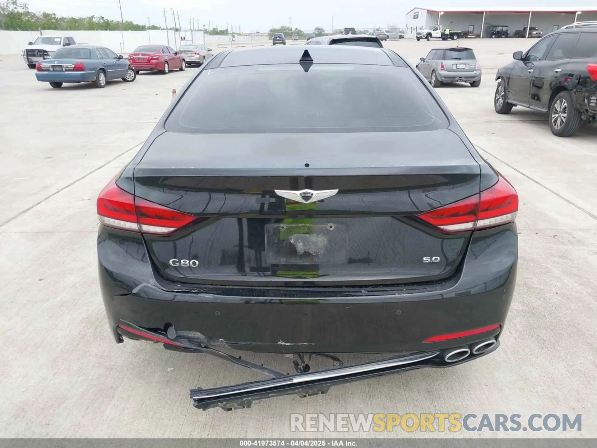 17 fotografías del automóvil dañado KMHGN4JF4KU291345 GENESIS G80 2019