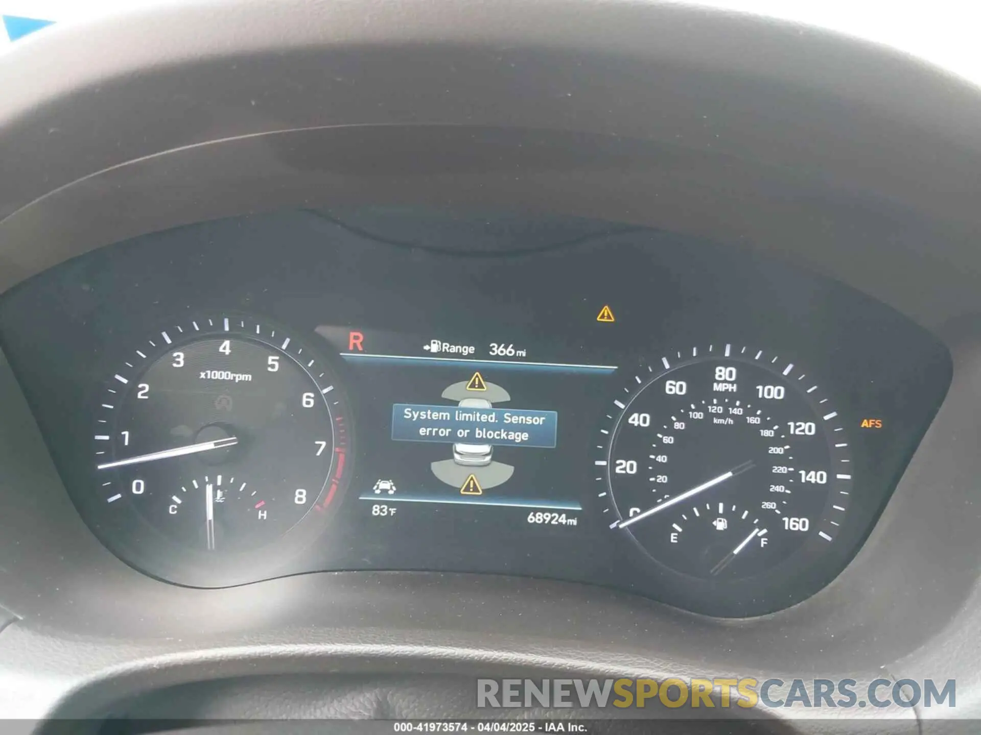 7 fotografías del automóvil dañado KMHGN4JF4KU291345 GENESIS G80 2019
