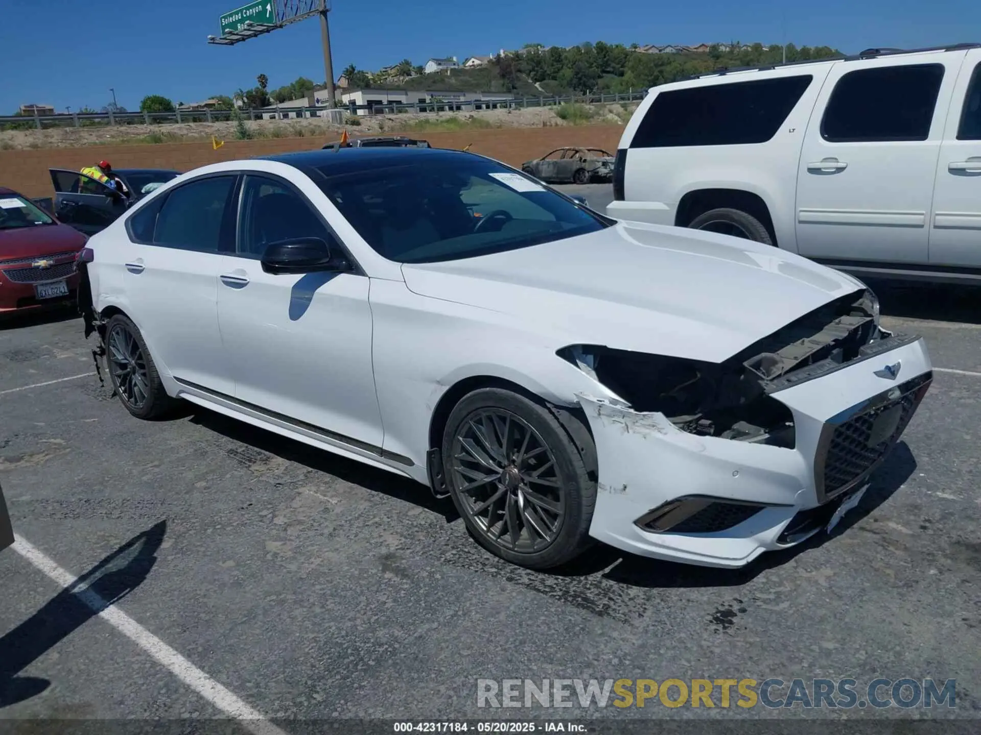 1 fotografías del automóvil dañado KMTFN4JB5KU326120 GENESIS G80 2019