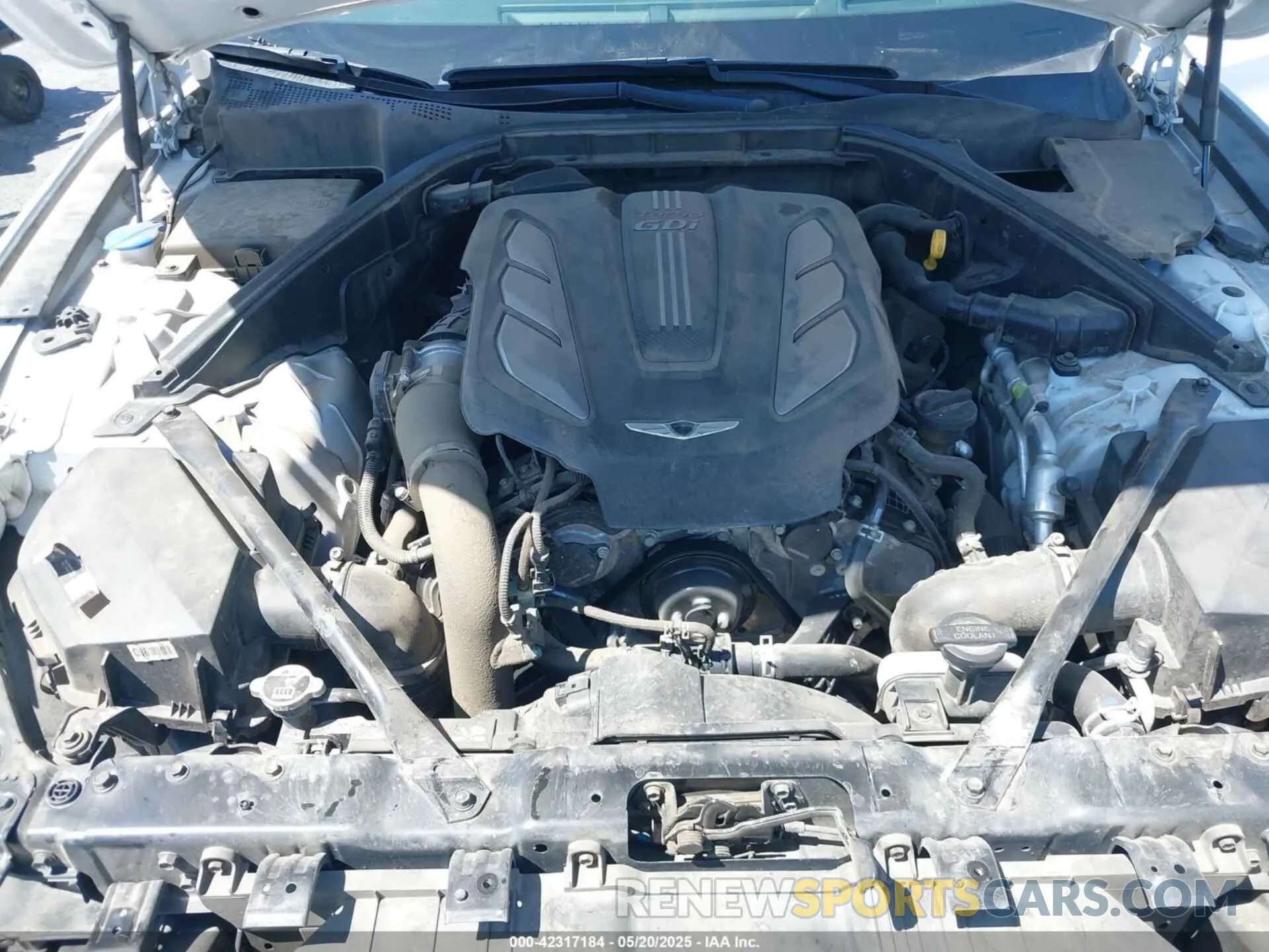 10 fotografías del automóvil dañado KMTFN4JB5KU326120 GENESIS G80 2019