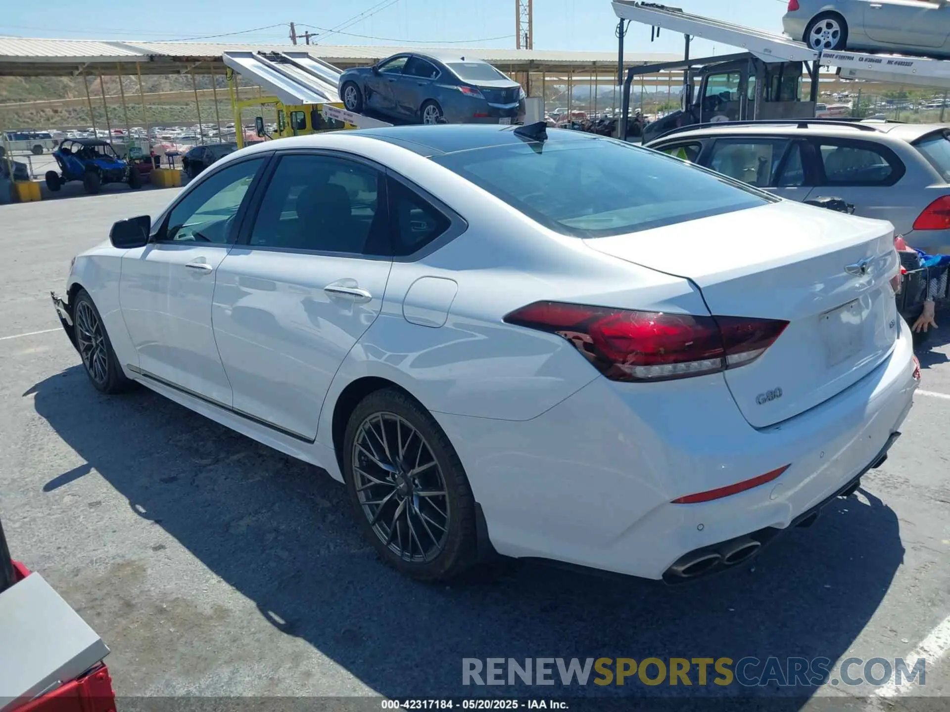 3 fotografías del automóvil dañado KMTFN4JB5KU326120 GENESIS G80 2019
