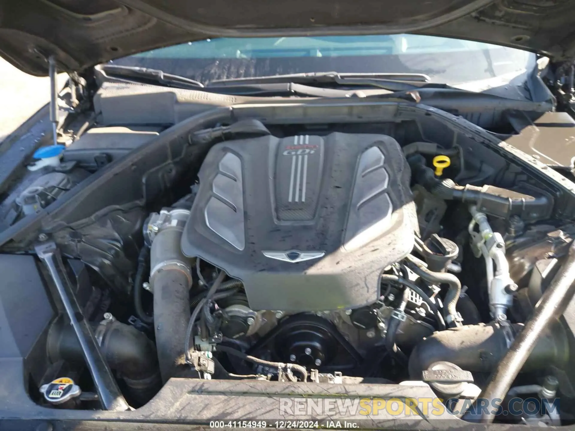 10 fotografías del automóvil dañado KMTFN4JB6KU326255 GENESIS G80 2019