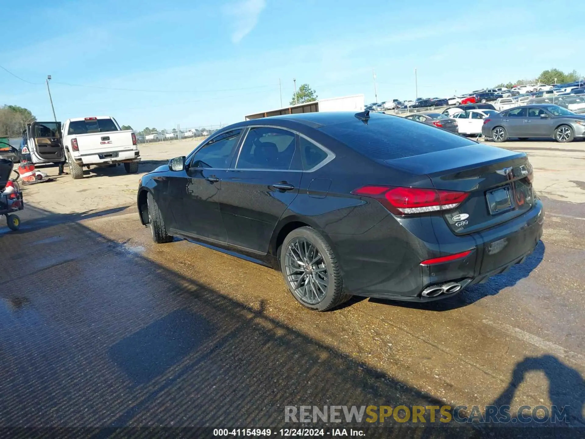 3 fotografías del automóvil dañado KMTFN4JB6KU326255 GENESIS G80 2019