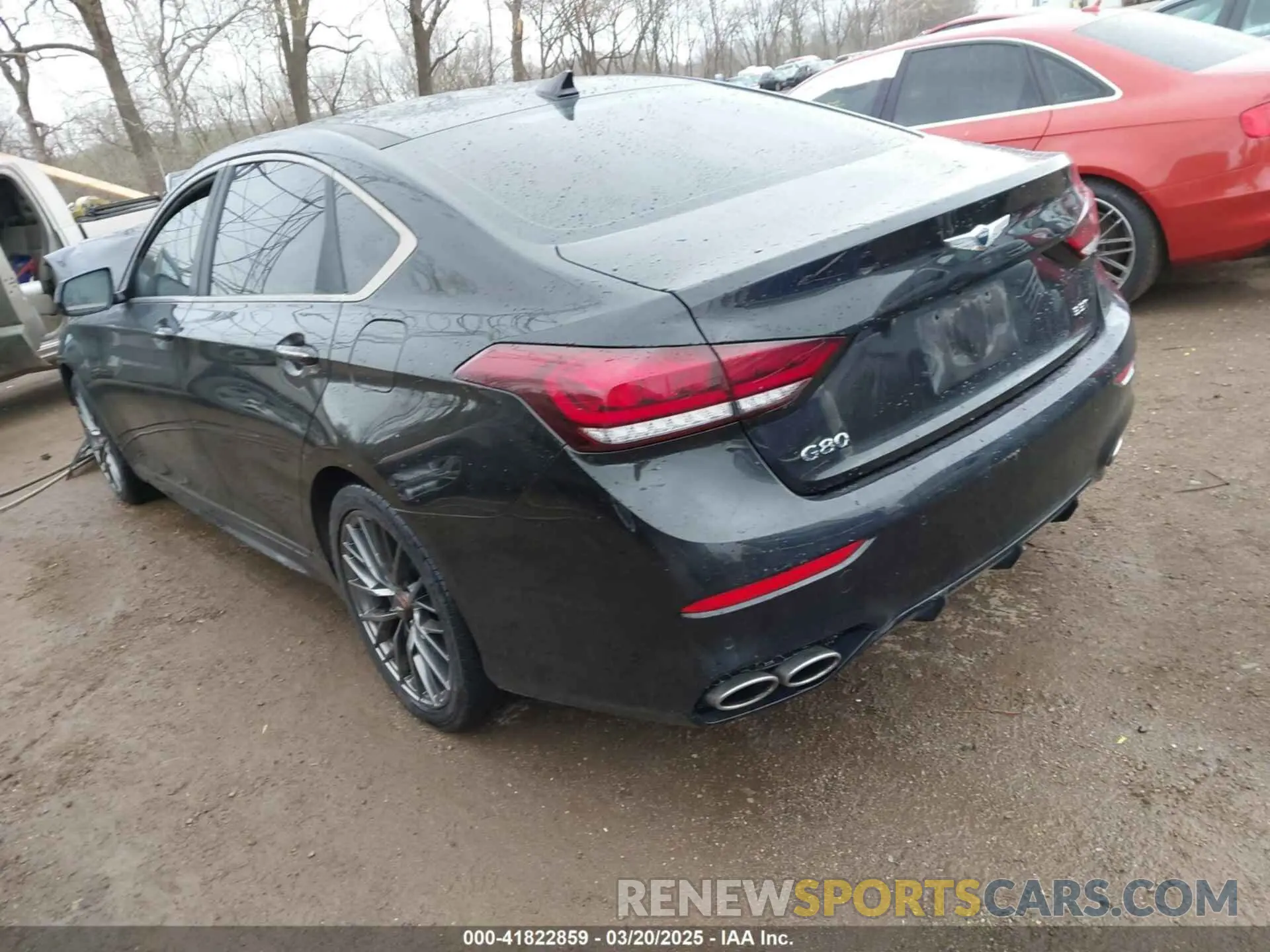 3 fotografías del automóvil dañado KMTFN4JB9KU321079 GENESIS G80 2019
