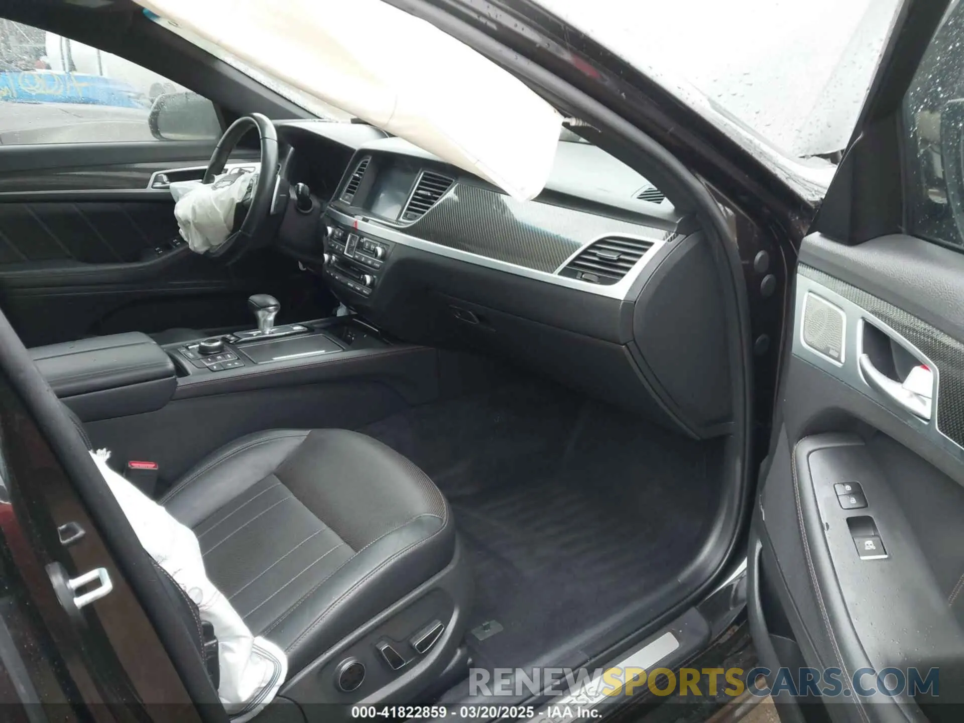 5 fotografías del automóvil dañado KMTFN4JB9KU321079 GENESIS G80 2019
