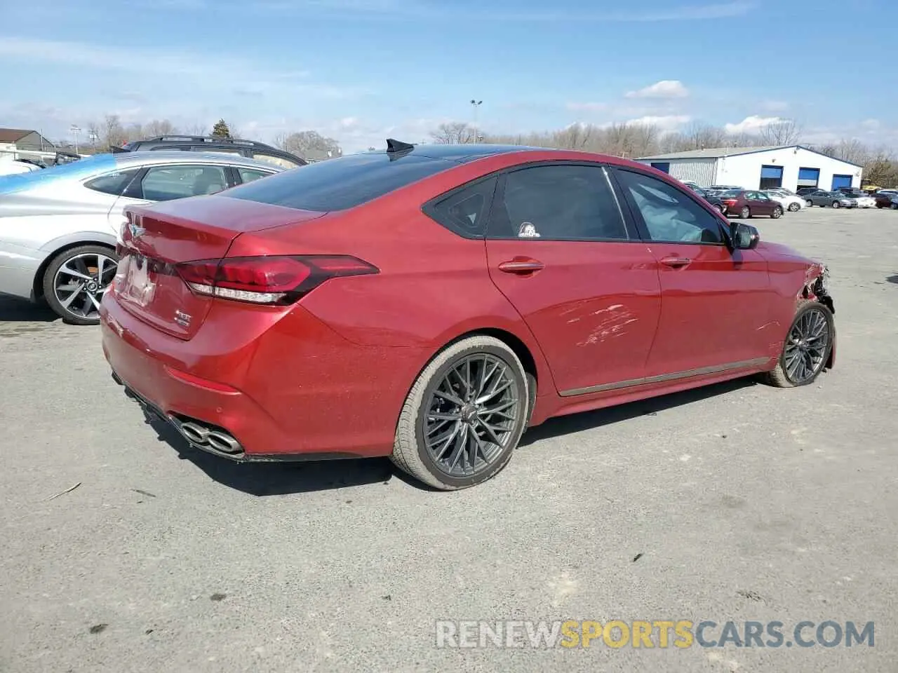 3 fotografías del automóvil dañado KMTFN4JBXKU313170 GENESIS G80 2019