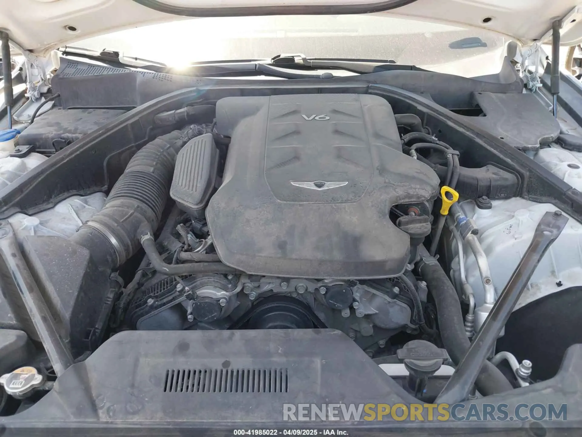 10 fotografías del automóvil dañado KMTFN4JE1KU313424 GENESIS G80 2019