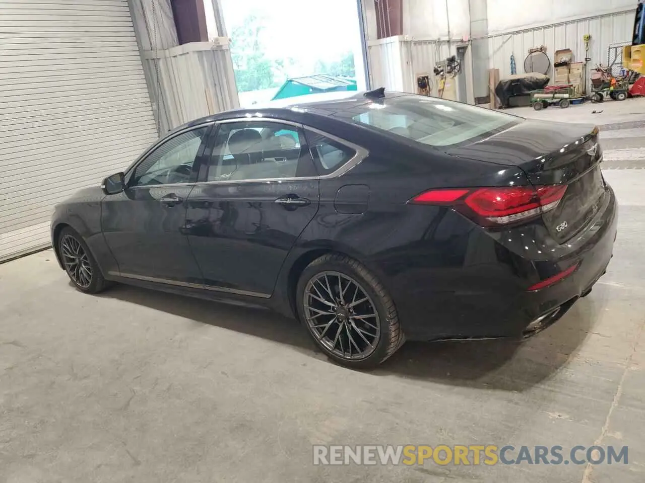 2 fotografías del automóvil dañado KMTFN4JE2KU309818 GENESIS G80 2019