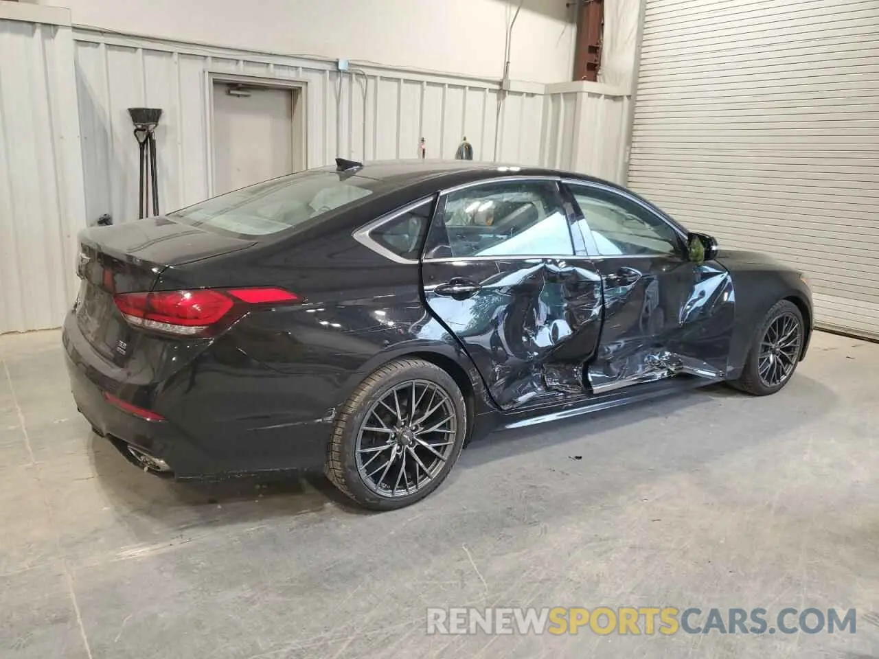 3 fotografías del automóvil dañado KMTFN4JE2KU309818 GENESIS G80 2019