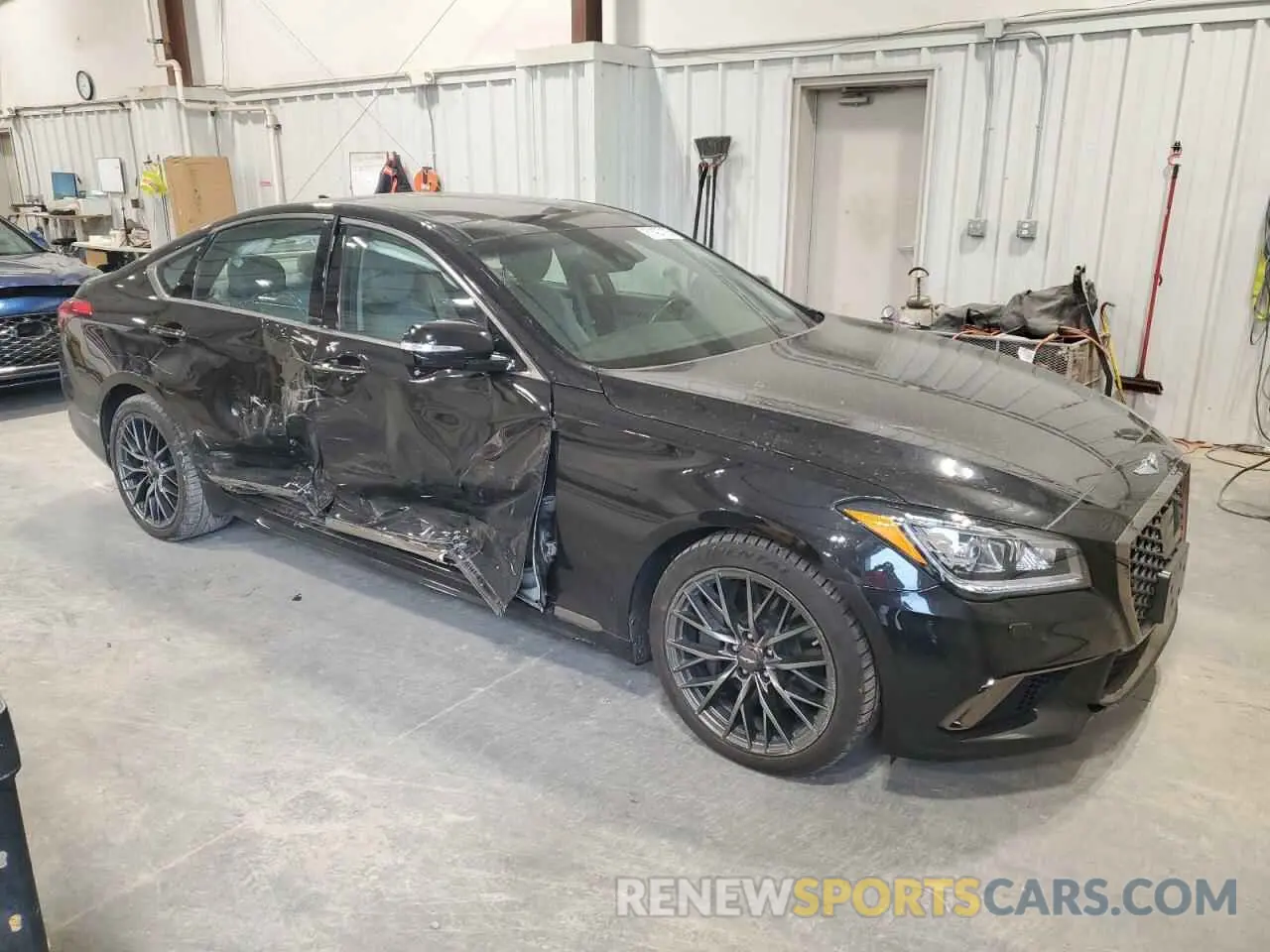 4 fotografías del automóvil dañado KMTFN4JE2KU309818 GENESIS G80 2019