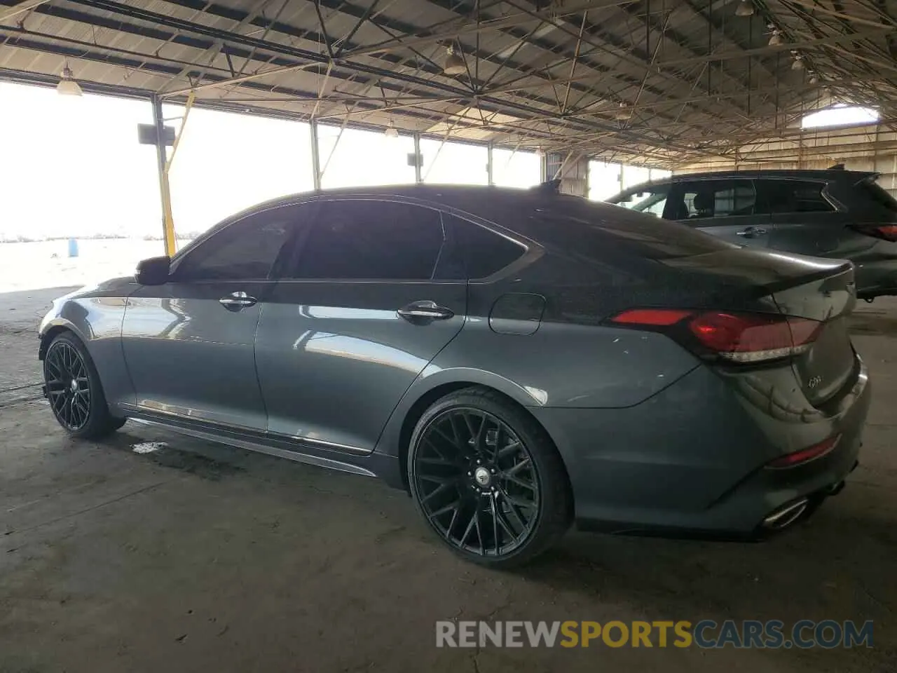 2 fotografías del automóvil dañado KMTFN4JE2KU321466 GENESIS G80 2019