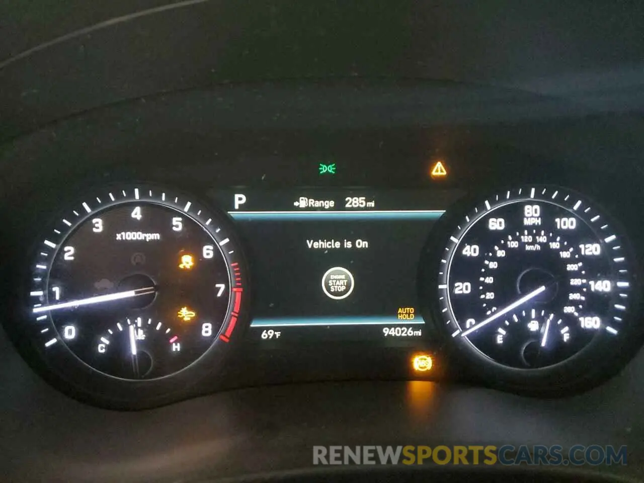 9 fotografías del automóvil dañado KMTFN4JE2KU321466 GENESIS G80 2019