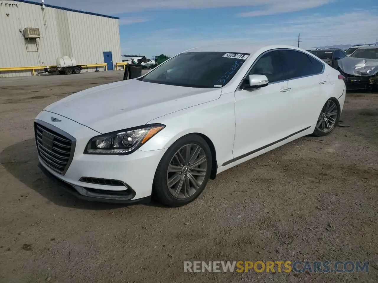1 fotografías del automóvil dañado KMTFN4JE2KU322259 GENESIS G80 2019
