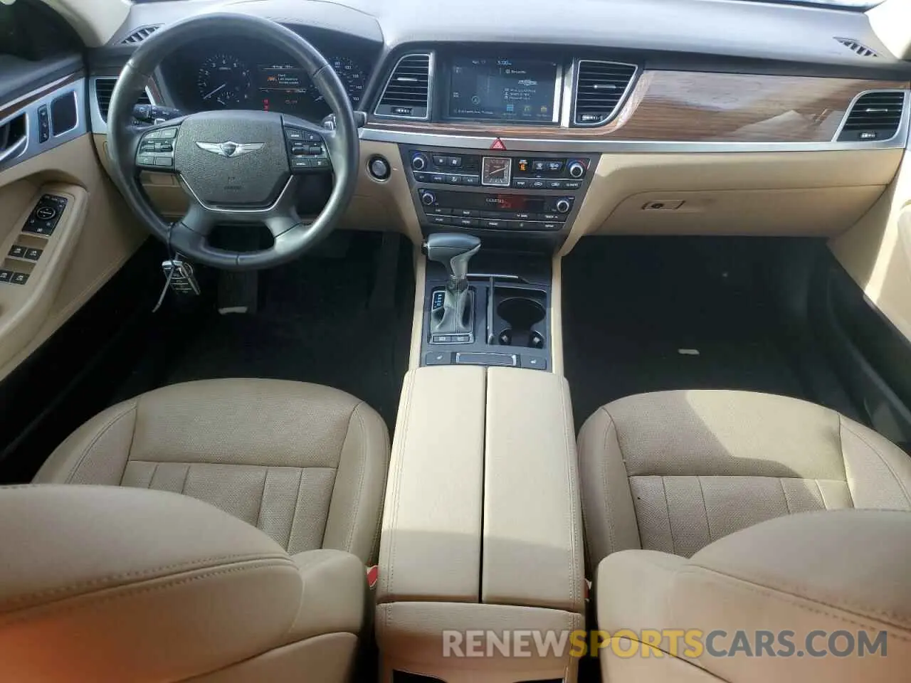 8 fotografías del automóvil dañado KMTFN4JE2KU322259 GENESIS G80 2019