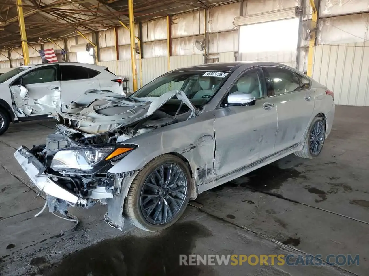 1 fotografías del automóvil dañado KMTFN4JE3KU309522 GENESIS G80 2019