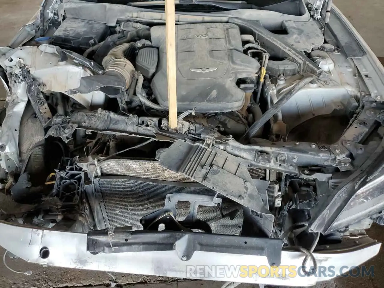 11 fotografías del automóvil dañado KMTFN4JE3KU309522 GENESIS G80 2019