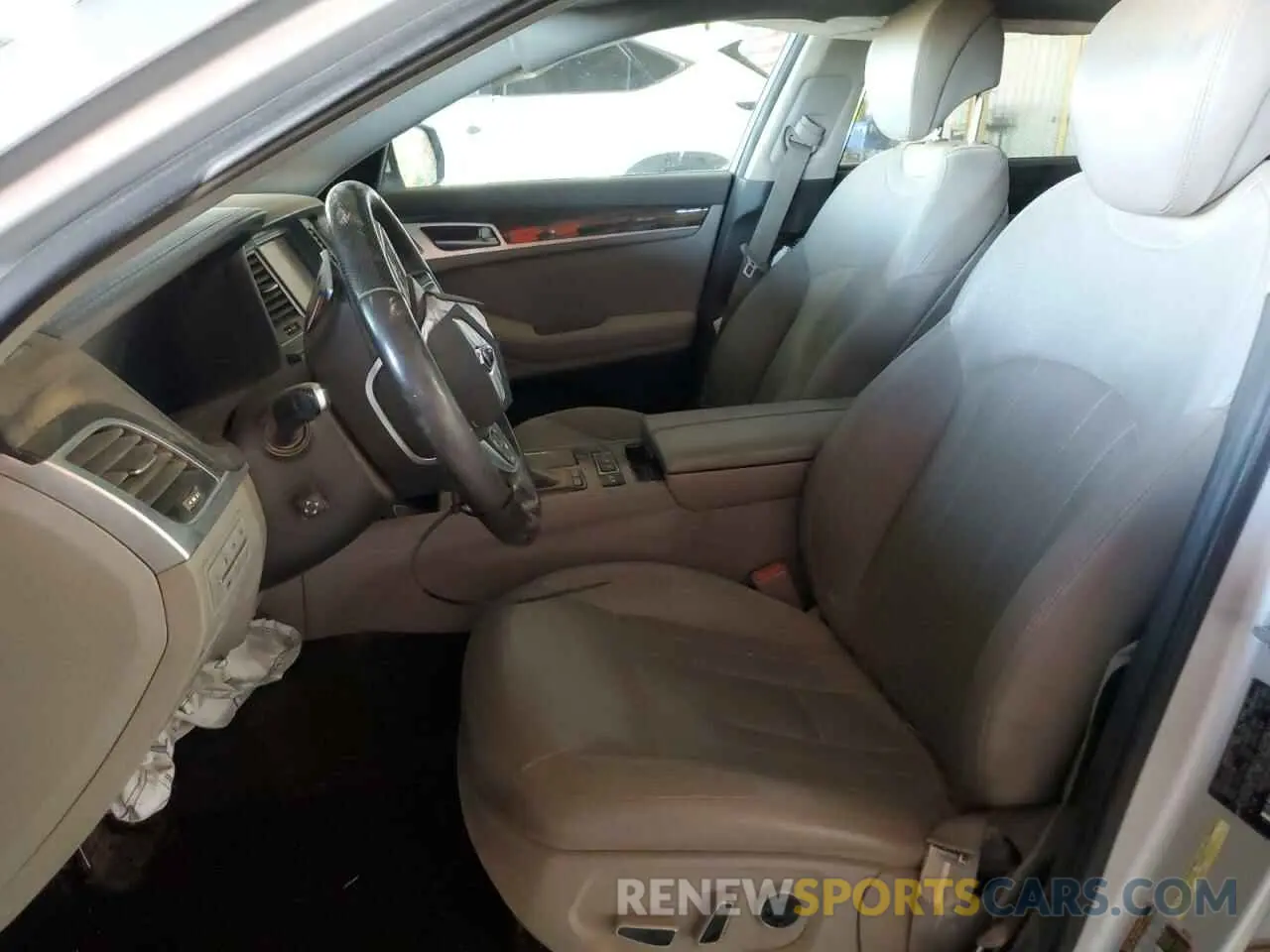 7 fotografías del automóvil dañado KMTFN4JE3KU309522 GENESIS G80 2019