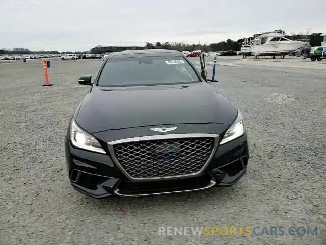10 fotografías del automóvil dañado KMTFN4JE3KU325722 GENESIS G80 2019