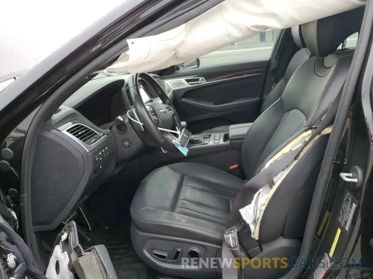 7 fotografías del automóvil dañado KMTFN4JE3KU325722 GENESIS G80 2019
