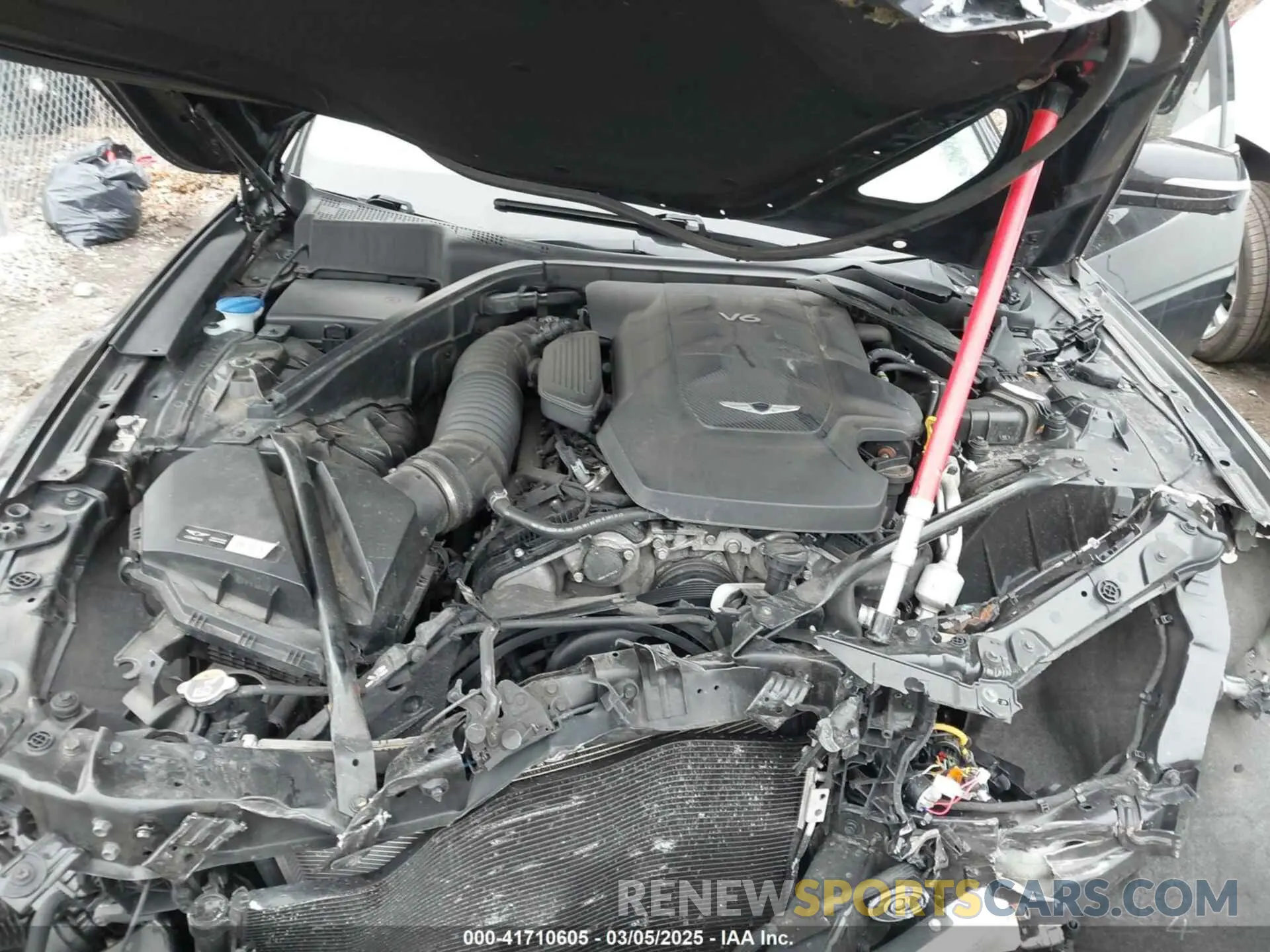 10 fotografías del automóvil dañado KMTFN4JE5KU320344 GENESIS G80 2019