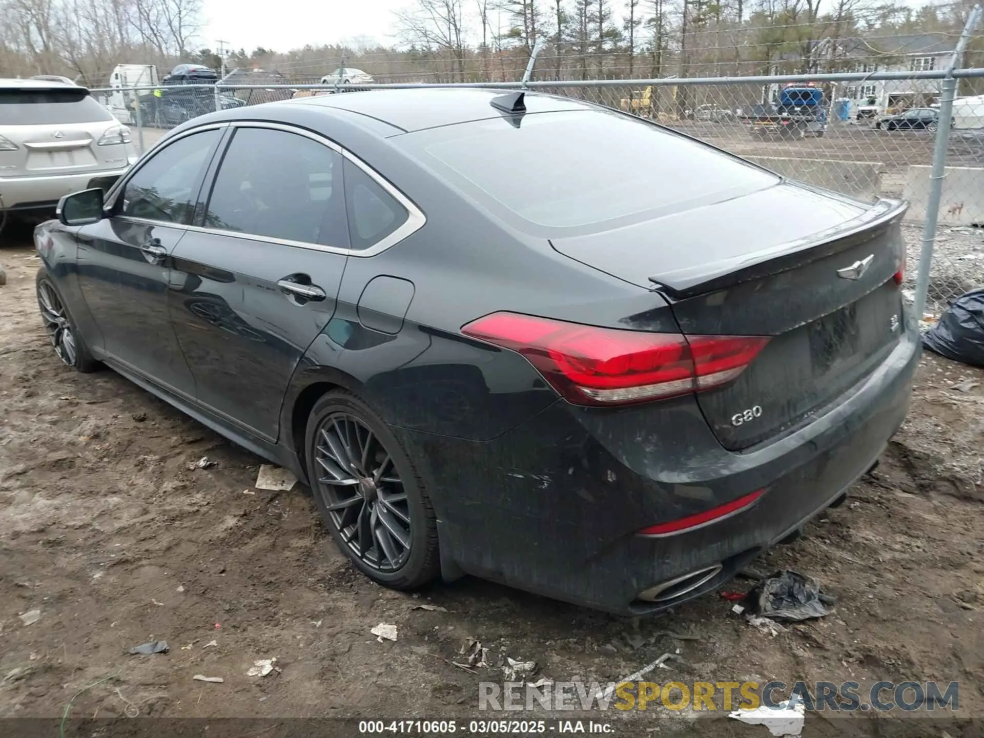 3 fotografías del automóvil dañado KMTFN4JE5KU320344 GENESIS G80 2019