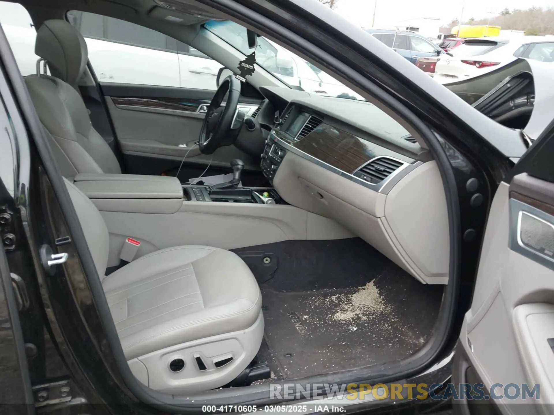 5 fotografías del automóvil dañado KMTFN4JE5KU320344 GENESIS G80 2019